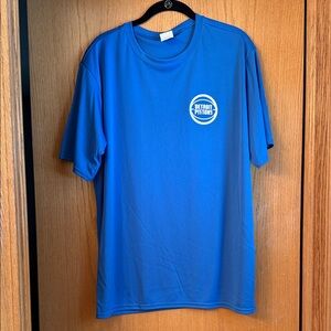 Blue Detroit Pistons Men's Performance Shirt